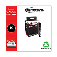 Innovera Remanufactured Black High-Yield Ink, Replacement for CLI-251XL (6448B001)