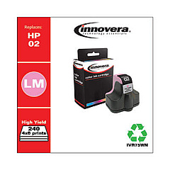 Innovera Remanufactured Light Magenta Ink, Replacement for 02 (C8775WN)