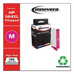 Innovera Remanufactured Magenta High-Yield Ink, Replacement for 564XL (CB324WN)