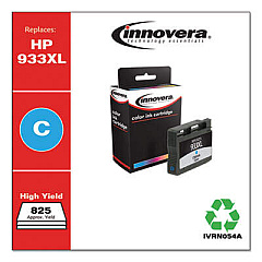 Innovera Remanufactured Cyan High-Yield Ink, Replacement for 933XL (CN054A)