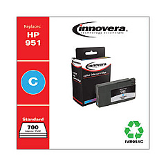 Innovera Remanufactured Cyan Ink, Replacement for 951 (CN050AN)