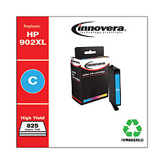 Innovera Remanufactured Cyan High-Yield Ink, Replacement for 902XL (T6M02AN)
