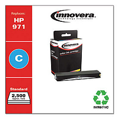 Innovera Remanufactured Cyan Ink, Replacement for 971 (CN622AM)