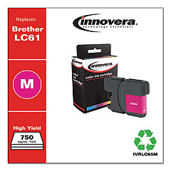 Innovera Remanufactured Magenta High-Yield Ink, Replacement for LC65M