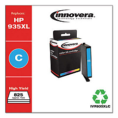 Innovera Remanufactured Cyan High-Yield Ink, Replacement for 935XL (C2P24AN)