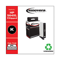 Innovera Remanufactured Photo Black High-Yield Ink, Replacement for 564XL (CB322WN)