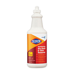 Clorox Disinfecting Bio Stain and Odor Remover, Fragranced, 32 oz Pull-Top Bottle (31911EA)