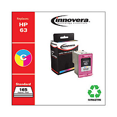 Innovera Remanufactured Tri-Color Ink, Replacement for 63 (F6U61AN)