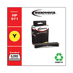 Innovera Remanufactured Yellow Ink, Replacement for 971 (CN624AM)