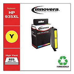 Innovera Remanufactured Yellow High-Yield Ink, Replacement for 935XL (C2P26AN)