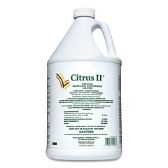 Citrus II Hospital Germicidal Deodorizing Cleaner, Citrus Scented, 1 gal Bottle, 4/Carton (633712928)
