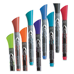 Quartet EnduraGlide Dry Erase Marker, Fine Bullet Tip, Assorted Colors, Dozen (500121M)