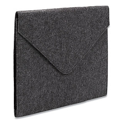 Smead Soft Touch Cloth Expanding Files, 2" Expansion, 1 Section, Snap Closure, Letter Size, Gray (70921)