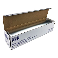 GEN Heavy-Duty Aluminum Foil Roll, 18" x 1,000 ft (GEN7136)