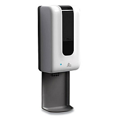 GN1 Automatic Hand Sanitizer Dispenser with Tray, 1,200 mL, 5.9 x 3.8 x 17.9, White/Gray (F1406ST)