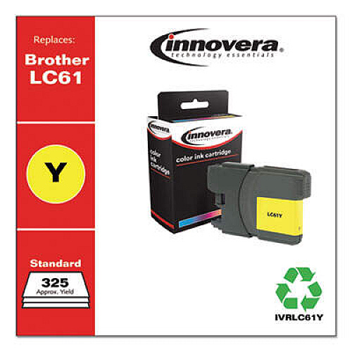 Innovera Remanufactured Yellow Ink, Replacement for LC61Y