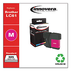 Innovera Remanufactured Magenta Ink, Replacement for LC61M