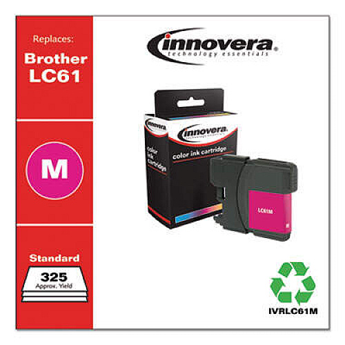 Innovera Remanufactured Magenta Ink, Replacement for LC61M