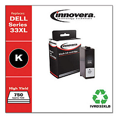 Innovera Remanufactured Black Ink, Replacement for 33XL (T9FKK331-7377)