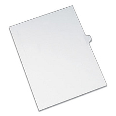 Avery Preprinted Legal Exhibit Side Tab Index Dividers, Allstate Style, 26-Tab, L, 11 x 8.5, White, 25/Pack (82174)