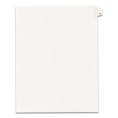 Avery Preprinted Legal Exhibit Side Tab Index Dividers, Allstate Style, 26-Tab, A, 11 x 8.5, White, 25/Pack (82163)