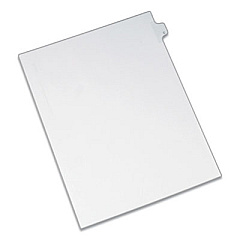 Avery Preprinted Legal Exhibit Side Tab Index Dividers, Allstate Style, 26-Tab, C, 11 x 8.5, White, 25/Pack (82165)