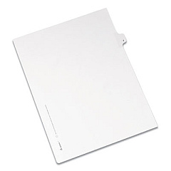 Avery Preprinted Legal Exhibit Side Tab Index Dividers, Allstate Style, 26-Tab, T, 11 x 8.5, White, 25/Pack (82182)