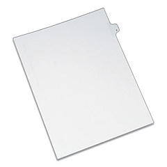 Avery Preprinted Legal Exhibit Side Tab Index Dividers, Allstate Style, 26-Tab, E, 11 x 8.5, White, 25/Pack (82167)
