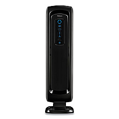 Fellowes HEPA and Carbon Filtration Air Purifiers, 100-200 sq ft Room Capacity, Black (9286001)