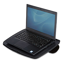 Fellowes Laptop GoRiser, 15" x 10.75" x 0.31", Black (8030401)