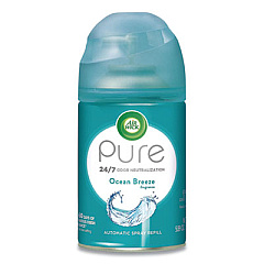 Air Wick Freshmatic Ultra Automatic Pure Refill, Ocean Breeze, 5.89 oz Aerosol Spray, 6/Carton (98000)