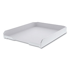 Bostitch Konnect Stackable Letter Tray, 1 Section, Letter Size Files, 10.13 x 12.25 x 1.63, White (KTTRAYWHITE)