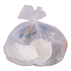 Coastwide Professional High-Density Can Liners, 10 gal, 8 mic, 24" x 24", Natural, 1000/Cartom (275497)