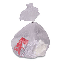 Coastwide Professional Linear Low-Density Can Liners, 4 gal, 0.35 mil, 17" x 17", Clear, 1000/Carton (403704)