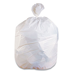 Coastwide Professional Linear Low-Density Can Liners, 33 gal, 0.74 mil, 33" x 39", White, 150/Carton (814876)