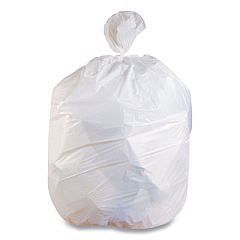 Coastwide Professional Linear Low-Density Can Liners, 60 gal, 0.74 mil, 38" x 58", White, 100/Carton (814877)