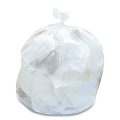 Coastwide Professional High-Density Can Liners, 30 gal, 12 mic, 30" x 37", Natural, 500/Carton (814898)