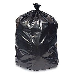 Coastwide Professional Linear Low-Density Can Liners, 45 gal, 1.5 mil, 40" x 48", Black, 50/Carton (847304)