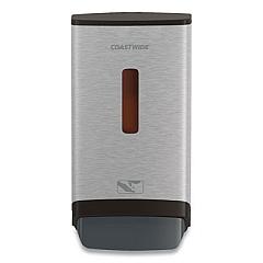 Coastwide Professional J Series Manual Hand Soap Dispenser, 1,200 mL, 6.02 x 4.01 x 11.59, Black/Metallic (24405520)