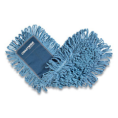 Coastwide Professional Looped-End Dust Mop Head, Cotton, 24 x 5, Blue (24418789)