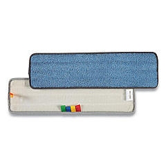 Coastwide Professional Microfiber Wet Mop Pad, Economy, 5 x 18, Blue (24420003)