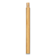 Coastwide Professional Push Broom Handle with Wood Thread, Wood, 60", Natural (24420792)