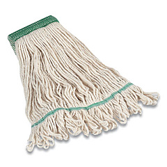 Coastwide Professional Looped-End Wet Mop Head, Cotton, Medium, 5" Headband, White (24421268)