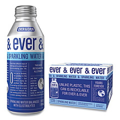 Ever & Ever Reverse Osmosis Sparkling Water, 16 oz Bottle, 12/Carton (VTC00615)