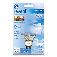 Reveal Quartzline MR-16 Halogen Floodlight, 50 W, Daylight (82143)