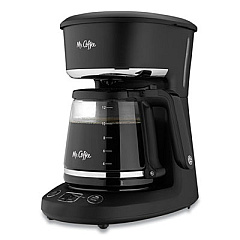 Mr. Coffee 12-Cup Automatic Coffee Maker, Black/Chrome (2129432)