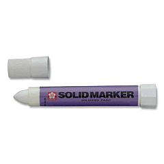 Sakura Solid Paint Marker, Bullet Tip, White, Dozen (XSC50)