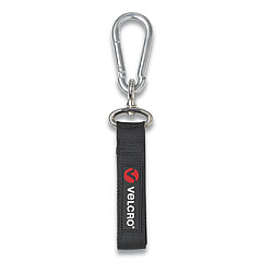 VELCRO Brand EASY HANG Strap, Small, Black/Silver (30120USA)