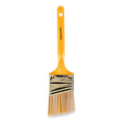Wooster Softip Paint Brush, Nylon/Polyester Bristles, 2" Wide, Angled Profile, Plastic Kaiser Handle (0Q32080020)