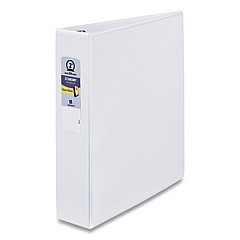 Avery Economy View Binder with Round Rings , 3 Rings, 2" Capacity, 11 x 8.5, White (21087)